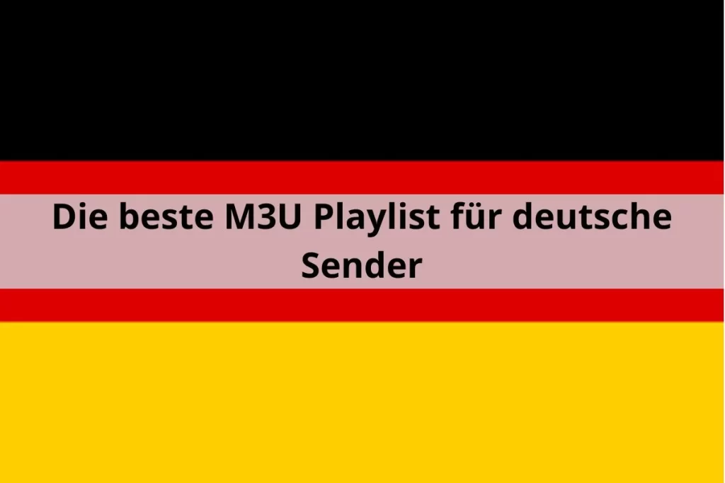 M3U Playlist deutsche Sender